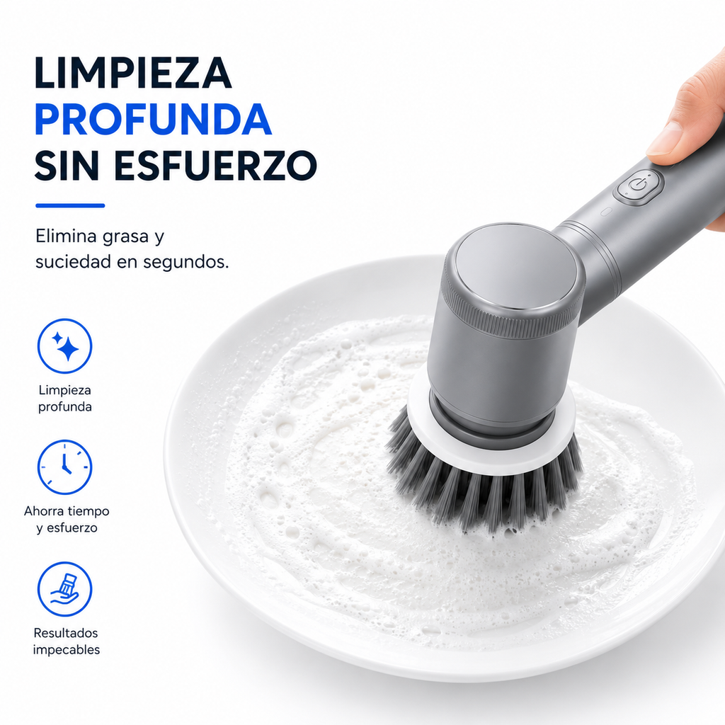 Moravelmo Clean™ | Cepillo Eléctrico Multifunción