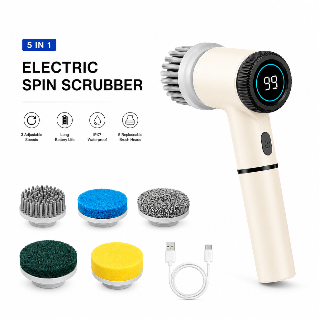 Moravelmo Clean PRO™ | Cepillo Eléctrico Multifunción